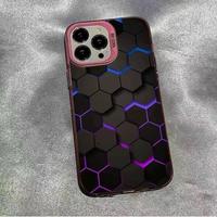 Gambar Honeycomb pattern soft case phone case for iphone 12 13 14 15 pro - Black, 15 promax dari iPhoneHub undefined 5 Tokopedia