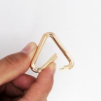 Gambar Bagluxe 1 Pcs Metal Triangle Spring Buckle Keychain Snap Ring For Wallet Car Bag Handbag Key Making Supplies Accessories Charm Connector dari Bagluxe undefined 4 Tokopedia