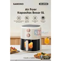 Gambar AIR FRYER SAMONO 5 LITER AESTHETIC TRANSPARAN LOW WATT 700W SW-AFW50 GARANSI RESMI dari SHMART ELECTRONIC undefined 3 Tokopedia