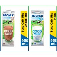 Gambar GROSIR INDOMILK SUSU UHT FULL CREAM PLAIN, COKELAT 950 ML SEHAT BERGIZI ANAK dari heruwoii store undefined 3 Tokopedia