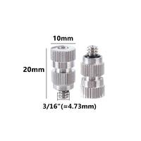 Gambar 50Pcs High Pressure Mist Cooling Atomizing Sprayer 3/16" 0.1~0.5mm Anti Drip Fog Nozzle Garden Agriculture Irrigation Humidify dari belemhayam undefined 4 Tokopedia