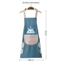 Gambar Apron Waterproof Oilproof Can Wipe Hands Kitchen Work Clothes Home Cooking Cleaning Men and Women Universal Sleeveless Apron dari 04KURSILIPAT78 undefined 1 Tokopedia