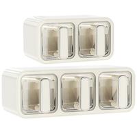 Gambar Kitchen Seasoning Box Wall Mounted Organizer Boxes Condiment Door Storage and Organization Jars for Spices Home Gadgets & Garden dari Berbina52 undefined 5 Tokopedia