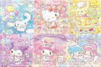 Gambar Sanrio Characters Cartoon Puzzles Hellokitty Kuromi Cinnamoroll Mymelody Jigsaw Puzzles for Children Intelligence Game Toys dari aryashoperf undefined 2 Tokopedia