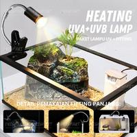 Gambar LAMPU UVA UVB + FITTING KERAMIK PENGHANGAT REPTIL REPTILE KURA SULCATA - NJ02 + 50W, Putih dari Presmart undefined 2 Tokopedia
