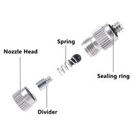 Gambar 50Pcs High Pressure Mist Cooling Atomizing Sprayer 3/16" 0.1~0.5mm Anti Drip Fog Nozzle Garden Agriculture Irrigation Humidify dari belemhayam undefined 3 Tokopedia