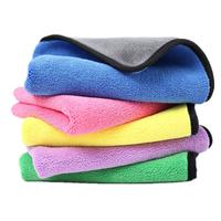 Gambar Soft Coral Fleece Pet Towel Puppy Cat Bath Absorbent Quick-Drying Bath Towels Thickened Double-Sided Cleaning Towel Pet Supplies dari grosirkompor trkini undefined 2 Tokopedia