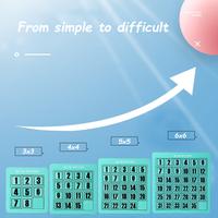 Gambar 6x6 Number Sliding Puzzle Klotski Game Huarong Road Board Math Game Early Educational IQ Training Toy Gift 3x3 dari aryashoperf undefined 3 Tokopedia