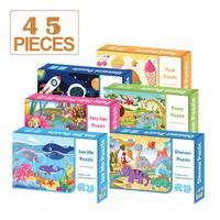 Gambar 24 Pieces Of Paper Cartoon Jigsaw Children's Puzzle Traffic Cognitive Cartoon Dinosaur Puzzle Enlightenment Toys Game P467 dari aryashoperf undefined 1 Tokopedia