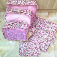 Gambar Best Seler CHEAPEST Traveler Travel Pouch Organiser Characters Twin Star Melody 6pcs 6 In 1 6in1 Makeup Accessories Clothes Toiletries Bag Storage dari Lotus Empire undefined 5 Tokopedia