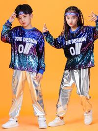 Gambar Boys Hip Hop Drum Street Dance Girls Jazz Dance Children's Cheerleading Performance Clothing dari toren cai mani pejuh undefined 5 Tokopedia