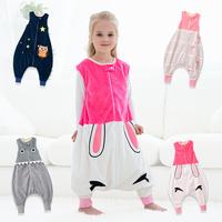 Gambar New Rose Red Rabbit Four Seasons Sleeveless Split Leg Sleeping Bag Universal Breathable and Comfortable Children's Home Clothing dari toren cai mani pejuh undefined 5 Tokopedia