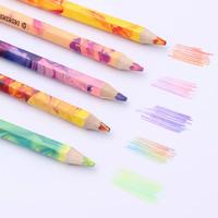 Gambar 4-Color Mixed Color Pencils Set Thick Lead Colored Mixed Color Pencils Painting Sketching Wood Color Pencil Drawing Art Supplies dari slebewtoko undefined 1 Tokopedia