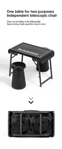 Gambar Naturehike-BlackDog PE Folding Table Outdoor Portable Aluminium Table Picnic Camping Furniture Lightweight Travel Table Chairs dari smeas undefined 5 Tokopedia