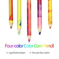 Gambar 4-Color Mixed Color Pencils Set Thick Lead Colored Mixed Color Pencils Painting Sketching Wood Color Pencil Drawing Art Supplies dari slebewtoko undefined 2 Tokopedia