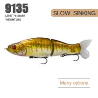 Gambar Swimbait Big Fishing Lure Artificial Hard Bait 135mm 28g Jointed Fishing Lure for Predator Wobbler Minnow Pike dari Oppacosmetics1 undefined 5 Tokopedia