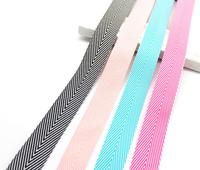 Gambar 1 inch 25mm Colorful Geometric Stripe Herringbone Woven pattern Ribbon Wrapped Gift Packages Folk-Custom Tape dari semvilua undefined 2 Tokopedia