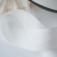 Gambar 100% Pure Silk Ribbon for Embroidery Sewing Handcrafts Art Gift Wrap Double Faced Thin Taffeta Natural White Ribbons,10meters dari toko juriyah undefined 5 Tokopedia