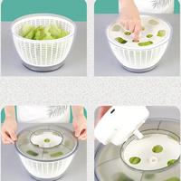 Gambar Vegetable Dehydrator Electric Quick Cleaning Fruit and Vegetable Dry and Wet Separation Draining Salad Spinner for Home Kitchen dari KOMCIGIDANG undefined 4 Tokopedia