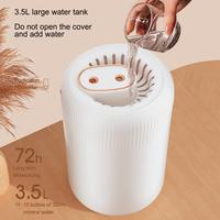 Gambar Humidifiers For Bedroom,3.5L Cool Mist Humidifier For Bedroom, USB dari hdiebdjwjdornf undefined 5 Tokopedia