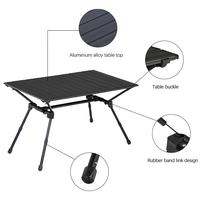 Gambar Outdoor Camping Foldable Table Ultralight Aluminium Alloy Egg Roll Table Portable Folding Camp Picnic Barbecue Desk Furniture dari ASTUTI UTU2 undefined 3 Tokopedia