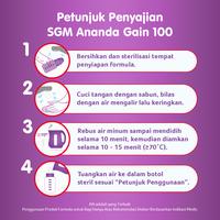 Gambar SGM ANANDA GAIN 100 0-12 BULAN 400 GR / SUSU ANAK / KIMIA FARMA dari Kimia Farma Apotek Sulawesi OS undefined 5 Tokopedia