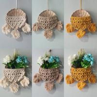 Gambar BEBAS ONGKIR - wall decor hiasan dinding home decor pot rotan macrame dekorasi dari Sabira shop08 undefined 3 Tokopedia
