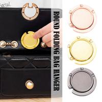 Gambar (IMPORT) Foldable DIY Purse Handbag Bag Hanger Hook Holder Portable Bag Bag Folding Hook Hanger Parts Accessories Purse Hooks for Tables dari Nisusa Shop undefined 3 Tokopedia