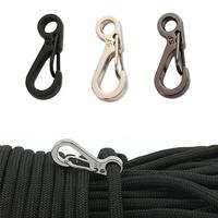 Gambar 10Pcs Mini Carabiner EDC Spring Backpack Clasp Keychain Paracord Tactical Gear Rope Hooks Outdoor Survival Camping Equipment dari cusmen undefined 4 Tokopedia
