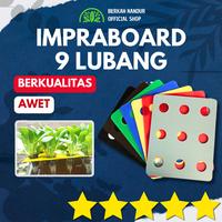 Gambar Tutup Bak Impraboard 9 dan 12 Lubang Hidroponik Wick Impraboard 9 Lubang Impraboard 12 Lubang - 9 Lubang dari Berkah Nandur undefined 3 Tokopedia