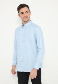 Gambar Jobb Brioni Kemeja Pria Lengan Panjang Regular Fit Biru 3 - Light Blue, L dari JOBB Official Store undefined 2 Tokopedia