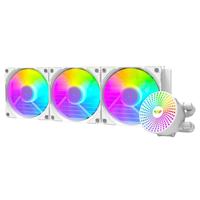 Gambar Aigo DarkFlash Radiant DC360 ARGB AIO Liquid CPU Cooler - White dari Radiant tech undefined 4 Tokopedia