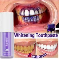 Gambar READY! V34 Colour Corrector Whitening Teeth Hismile Whitening Toothpaste Gigi Pemutih Membersihkan Karang Gigi Menghilangkan Bau Mulut Nafas Segar Whitening and Straightening Teeth dari Looner. undefined 5 Tokopedia