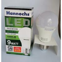 Gambar Lampu LED Hannochs Hanoch Hannoc Hanok 9W 9Wat 9watt warna Putih E27 dari kelanas jaya undefined 2 Tokopedia