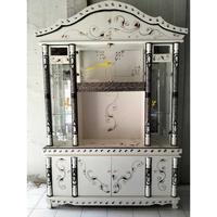 Gambar Buffet Kristal Minimalis 4 Pintu / Lemari Hias / Bufet Pajangan/Bufet Tv kristal dari Cimindi Meubel undefined 2 Tokopedia