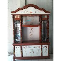 Gambar Buffet Kristal Minimalis 4 Pintu / Lemari Hias / Bufet Pajangan/Bufet Tv kristal dari Cimindi Meubel undefined 5 Tokopedia