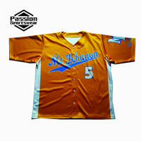 Gambar 5 Pcs Custom Sublimated Team Name Logo Number Printing Sports Uniform Women Men Baseball Jerseys dari Heavens Fury undefined 4 Tokopedia