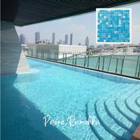 Gambar Harga Terjangkau Mosaic Bisazza Sherin - Mosaic Kolam Renang Biru Tosca dari WorldExchange undefined 3 Tokopedia