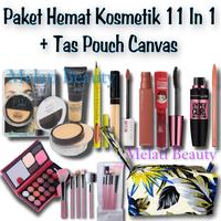 Gambar Paket Kosmetik Super Varian Lengkap 20 In 1 + Tas Pouch Canvas Terlaris / Paket Kosmetik Super Lengkap / Palet Hemat Kosmetik / Makeup Set Lengkap Maybelline - 17 in 1 dari Azizah Tamamah3 undefined 2 Tokopedia