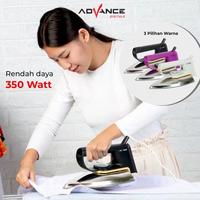 Gambar 【Gratis Ongkir+COD】Advance Setrika Listrik Setrika Kering/Dry Iron 350 Watt low watt Dilapisi Anti-Lengke 510/520 - Hitam-520 dari ADVANCE Hopewell Shop undefined 1 Tokopedia