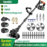 Gambar Tanzu MT-21V Electric Cordless Lawn Mower High Power Grass Trimmer Light Weight dari Sage Store1 undefined 1 Tokopedia