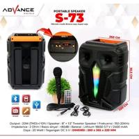 Gambar Garansi 1 Tahun-Advance 8Inch speaker bluetooth Portable music box dari Koleksi Audio undefined 1 Tokopedia