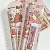 Gambar Advanced School Supplies Capybara Mechanical Pencil Cartoon Drawing dari Amanah Swakarya undefined 5 Tokopedia