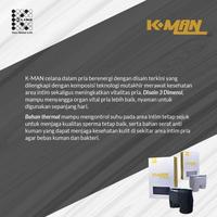 Gambar K MAN Celana Dalam Magnet Vitalitas Terapi Khusus Pria Original K Link - Hitam 1pcs, L dari K-LINK OLSHOP undefined 2 Tokopedia