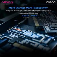Gambar Advan All In One PC AIO OnePC Intel N100 4GB/128GB/24" FHD 99% sRGB/W11 dari GGSTORESBY undefined 4 Tokopedia