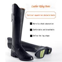 Gambar Genuine Leather Equestrian Boots Children Adult Obstacle Horse Riding High Booties dari Tidal Wave undefined 1 Tokopedia