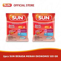 Gambar a_FJ Bubur 6+ Twin Pack - SUN Beras Merah Ekonomis 120 Gr (2 Pcs) dari Raharjeng undefined 1 Tokopedia