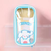 Gambar Kotak Pensil Kotak Transparan ala Korea Lucu Kelinci/ Rabbit/ Dog/ Bear/ Puppy/ Stationery/Girl/ Impor/ Sekolah/ School/ Unik/ Colorful/ Rainbow/ Resleting/ Tepak/ Murah/ Waterproof/ Kawaii/ Pencil Case/ Fashion - PuppyDo dari chennayyong undefined 3 Tokopedia