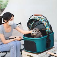 Gambar Detachable Pet Stroller Aluminium Alloy Dog Trolley for Corgi Teddy Cat Cart Load Bearing 20kg Dog Strollers for Small Dogs dari Nirmal Dipak undefined 3 Tokopedia