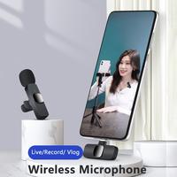Gambar Microphone Wireless Lavalier Type Radio Microphone Live Broadcast Anchor Recording Equipment Internet Celebrity Eating And Broadcasting Noise Reduction Wireless Microphone Video - IOS 1 MIC dari YOGUR STORE undefined 2 Tokopedia